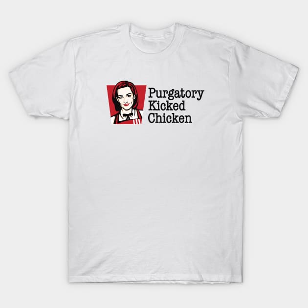 Purgatory Kicked Chicken T-Shirt by Ratscape